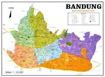 Peta Jaringan Jalan Bandung (Bandung Road Map)