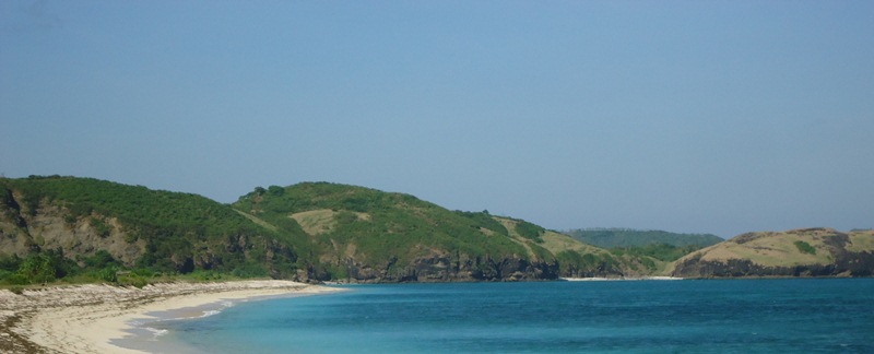 Panorama Pantai Tanjung Aan Lombok