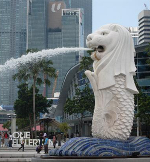 Patung Merlion Singapore