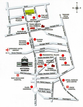 Peta Museum Nasional